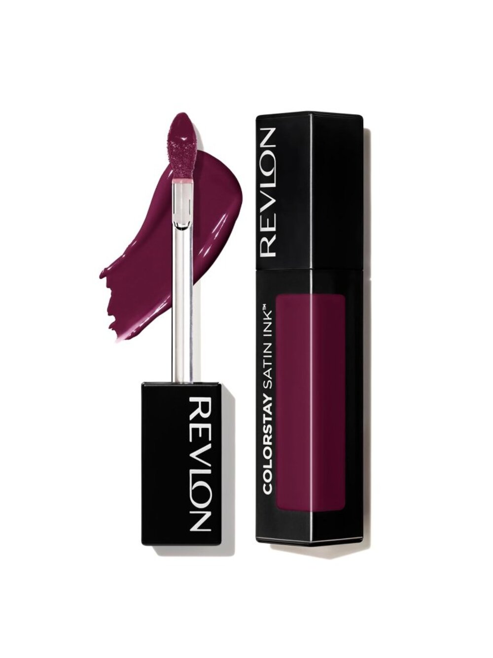 Revlon 022 Black Cherry Colorstay Satin Ink Longwear Hydrating Liquid Lipstick